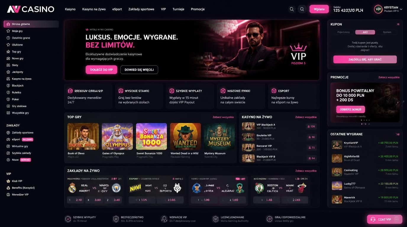 Obraz premium z luksusową atmosferą dla graczy obstawiających wysokie stawki i korzystających z ekskluzywnych usług.